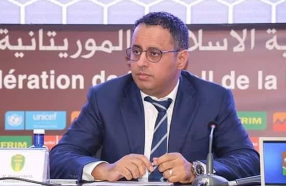 أحمد ولد يحيى رئيس الاتحاد الموريتاني لكرة القدم 
