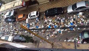 السيول والنفايات في بيروت