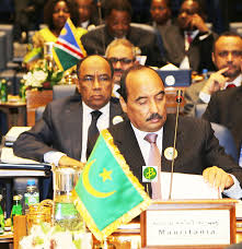 الرئيس الموريتاني محمد ولد عبد العزيز في القمة العربية 